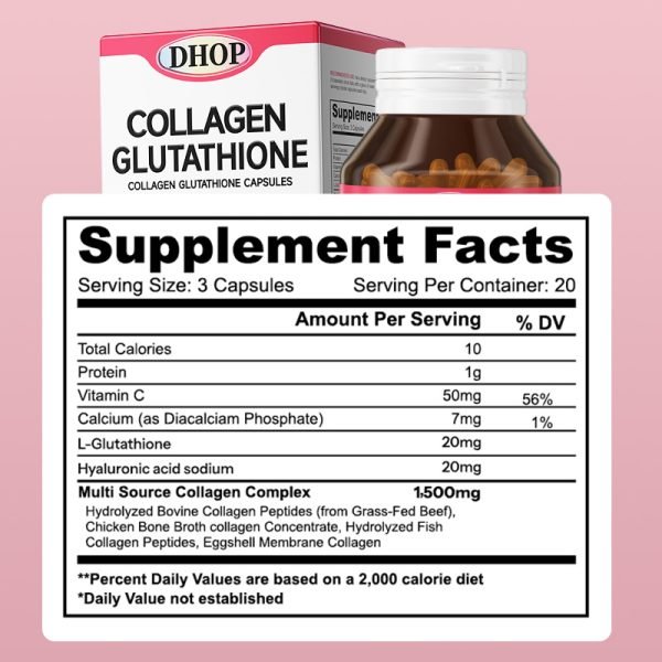 Collagen glutathione capsules - Image 5