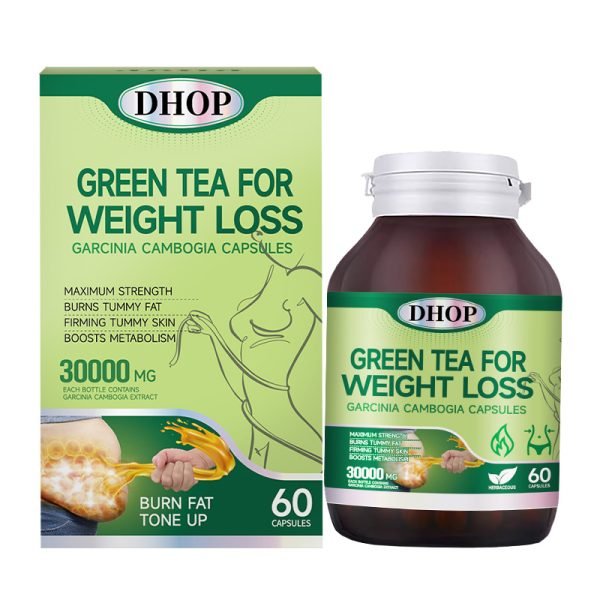 GREEN TEA FOR WEIGHT LOSS GARCINIA CAMBOGIA CAPSULES