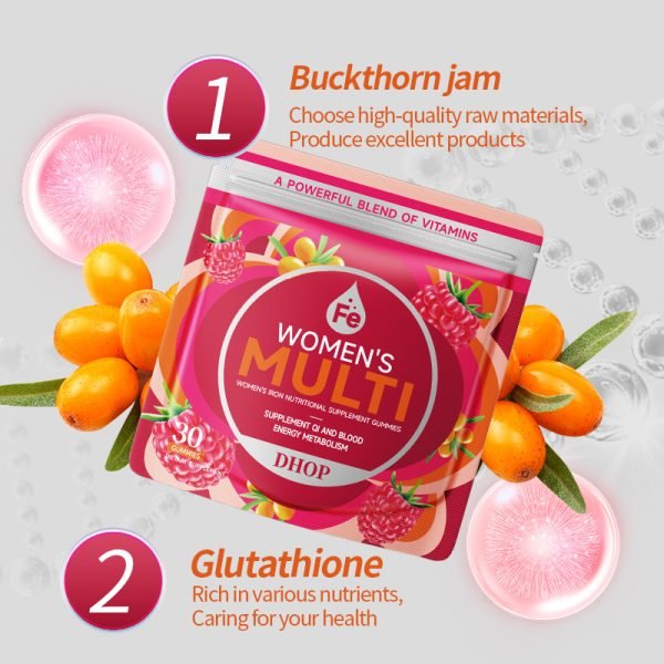 WOMEN'S MULTI  Iron nutritional supplement gummies - Image 2