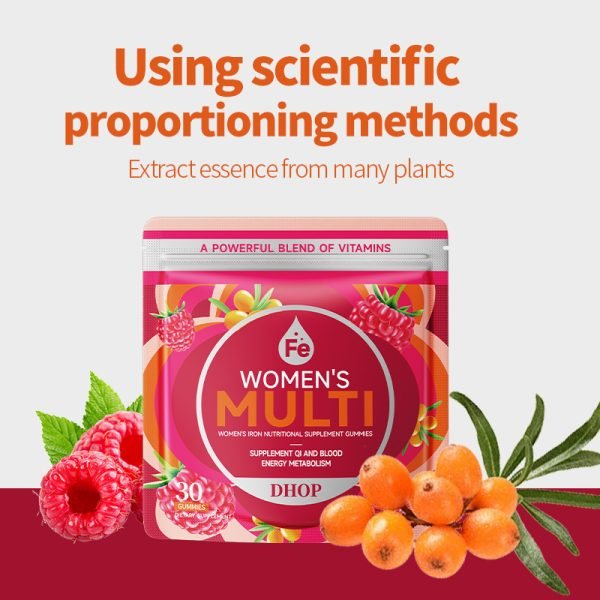 WOMEN'S MULTI  Iron nutritional supplement gummies - Image 3