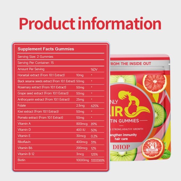 HEAVENLY HAIR BIOTIN GUMMIES - Image 5