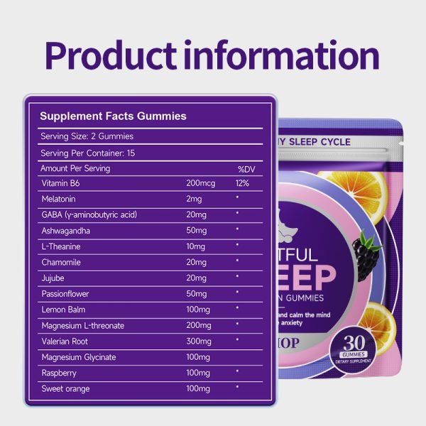 RESTFUL SLEEP MELATONIN GUMMIES - Image 5